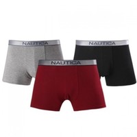 NAUTICA 诺帝卡 NTNS020073T89 男士平角内裤 3条装