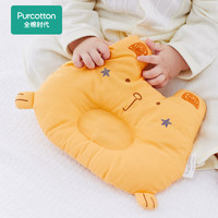 全棉时代 婴儿纱布小熊定型枕 ,1个装 幸福黄 26x22cm