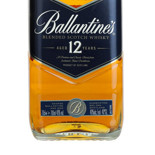 Ballantine's 百龄坛 12年 苏格兰 单一麦芽威士忌 40%vol 700ml