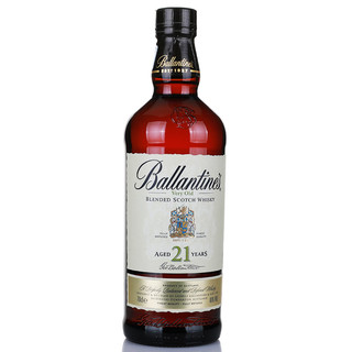 Ballantine's 百龄坛 21年 调和 苏格兰威士忌 700ml 礼盒装