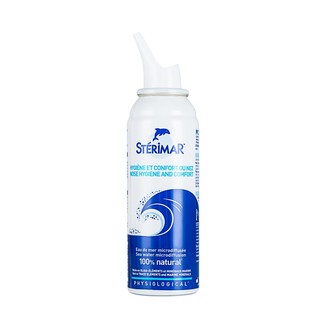 STERIMAR 舒德尔玛 小海豚鼻腔喷雾鼻腔冲洗生理海盐水100ml2瓶儿童成人鼻喷