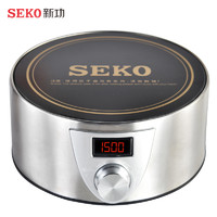 SEKO 新功 Q9A电陶炉茶炉茶具配件迷你大功率电磁茶炉煮茶器  银色