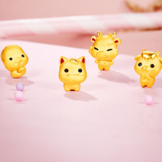 Cbai 菜百首饰9aup96 生肖羊足金转运珠 报价价格评测怎么样 什么值得买