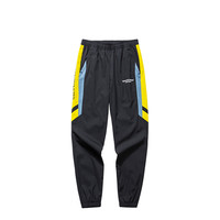 ANTA 安踏 综训系列 男子运动长裤 952037509-3 基础黑/树胶黄 M