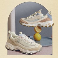 PLUS会员：SKECHERS 斯凯奇 女士厚底熊猫鞋 149238