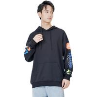 XTEP 特步 男子运动卫衣 879329930209 黑色 XXL