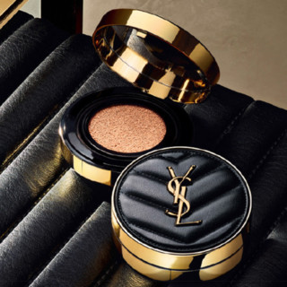 YVES SAINT LAURENT 圣罗兰 明彩轻垫粉底液 皮革版 #B25自然色 14g