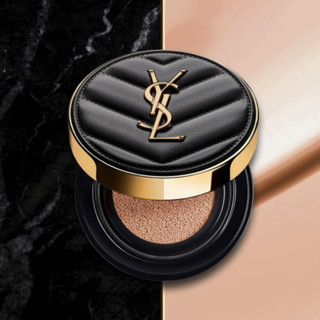 YVES SAINT LAURENT 圣罗兰 明彩轻垫粉底液 皮革版 #B30自然色 14g