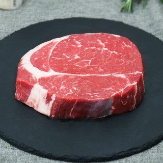 安格斯谷饲上脑原切牛排500g(3-4片) 生鲜牛扒 牛肉 冷冻
