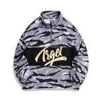 XTEP 特步 女子运动卫衣 978128920312 花色灰/正黑色 S