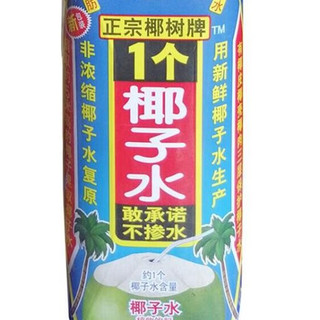 COCONUT PLAM 椰树 1个椰子水 330ml*24盒