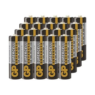 GP 超霸 GP15PL-BJ4 5号碳性电池 1.5V 20粒装+7号碳性电池 1.5V 20粒装