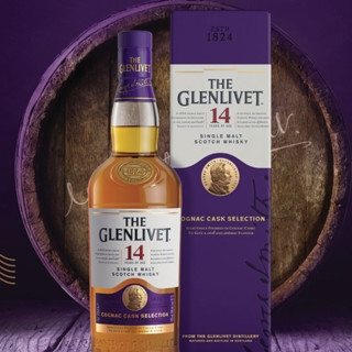 THE GLENLIVET 格兰威特 14年 苏格兰 单一麦芽威士忌 40%vol 700ml