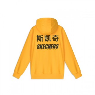 SKECHERS 斯凯奇 男子运动卫衣 L120M063/001N 金黄色 XL