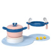 十月结晶 SH1157 儿童餐具三件套 注水保温碗+叉勺+吸盘 奈吉粉
