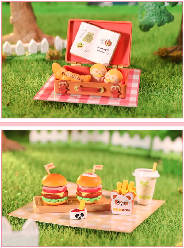 泡泡玛特潮流玩具_pop mart 泡泡玛特 koukou 悠闲下午茶系列 盲盒