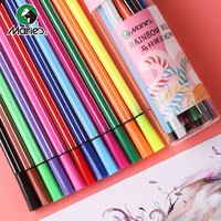 mauripan 马利 水彩笔彩虹棒12色 桶装六角细杆儿童可水洗创作水彩笔套装学生绘画笔 H-D0052-12R