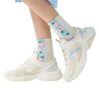 ANTA 安踏 生活系列 女子休闲运动鞋 922128881-2 白黄蓝 37.5