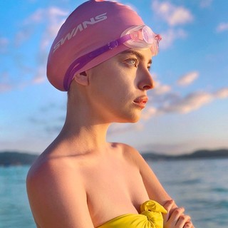 SWANS 诗旺斯 中性泳帽 SA18-3 粉色