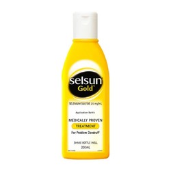 Selsun 硫化硒无硅油强效去屑深层控油止痒滋养洗发水 止痒去屑洗发水黄瓶200ml