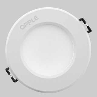 OPPLE 欧普照明 LED吊顶筒灯 3W 漆白 开孔7-8cm