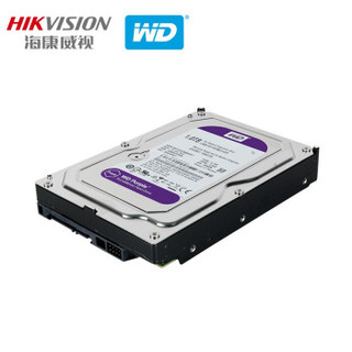 海康威视 Western Digital 西部数据 紫盘系列 3.5英寸 监控级硬盘 6TB（7200rpm、64MB）WD60PURX