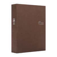 Nakabayashi 仲林 NBPK-KG160-BR 插袋式布艺相册 6寸/7寸 棕色 混装