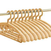 BAIYITE 百易特 无痕衣架 10个 黄色+绿色