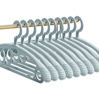 BAIYITE 百易特 无痕衣架 10个 蓝色