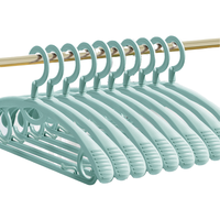 BAIYITE 百易特 无痕衣架 10个 绿色