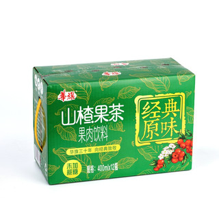 華旗 未加蔗糖 山楂果茶 经典原味 400ml*24瓶