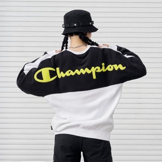 Champion 中性运动卫衣 EM-USW27-M150 白色/黑色 L