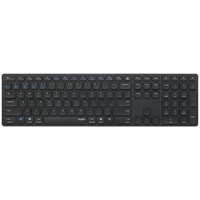 RAPOO 雷柏 E9550G 黑色110键全尺寸 无线蓝牙多模式充电键盘 笔记本电脑台式机无线键盘携带方便