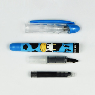 Snowhite 白雪 钢笔 FP06 粉杆蓝芯 0.5mm 蓝色墨囊装