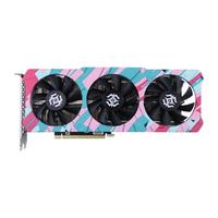 ZOTAC 索泰 GeForce RTX3050-8GD6 X-GAMING OC 显卡 8GB 蓝粉色