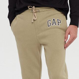 Gap 盖璞 碳素软磨系列 男女款休闲束脚裤 618882 卡其色 XXL