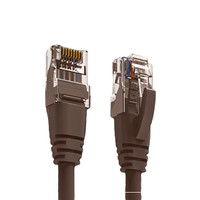 seebest 视贝 超六类CAT6E 千兆网线 2m 棕色