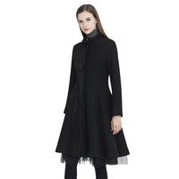 S.DEER 圣迪奥 女士中长款大衣 S19481818