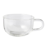 无印良品 MUJI 耐热玻璃 茶杯 透明