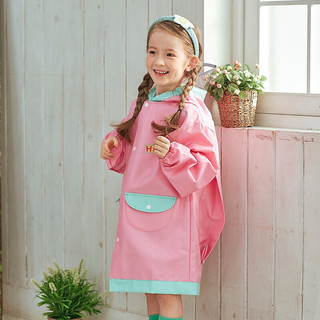 lemonkid 柠檬宝宝 LK2201006 儿童书包位雨衣 升级版 粉色蛋糕 XXL