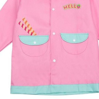lemonkid 柠檬宝宝 LK2201006 儿童书包位雨衣 升级版 粉色蛋糕 M