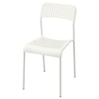 IKEA 宜家 ADDE阿德 IKEA00000539 家用靠背餐椅 白色