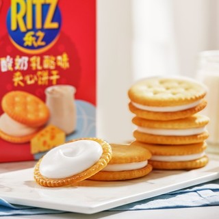 RITZ 卡夫乐 夹心饼干 酸奶乳酪味 218g