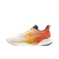 XTEP 特步 氢风科技 5.0 男子跑鞋 878119110057 帆白/热带黄/橘子酱色 45