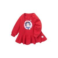 balabala 巴拉巴拉 208321121006-60611 女童长袖卫衣 迪士尼IP款 中国红 120cm