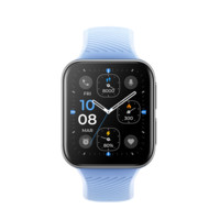 OPPO Watch 2 eSIM智能手表 42mm 银色铝金属表壳 冰川湖蓝硅胶表带 (GPS、血氧、心率)