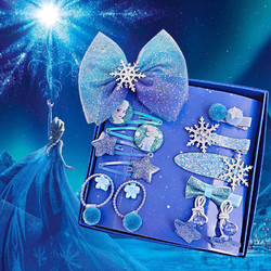 Disney 迪士尼 爱莎公主冰雪奇缘发夹 15件套+送皮筋