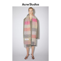 Acne Studios 男女同款多色格纹彩虹围巾羊毛披肩 CA0084-CII