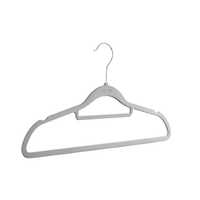 TAILI 太力 植绒衣架 30个 灰色
