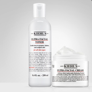 Kiehl's 科颜氏 高保湿护肤套装 (精华爽肤水+面霜)